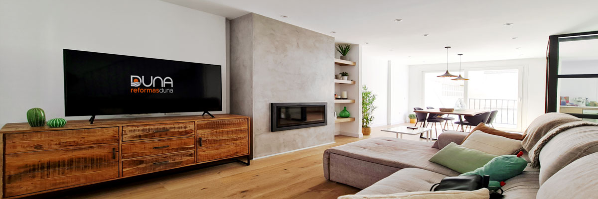 reforma almeria casa salon sofa television moderno lujo estilo