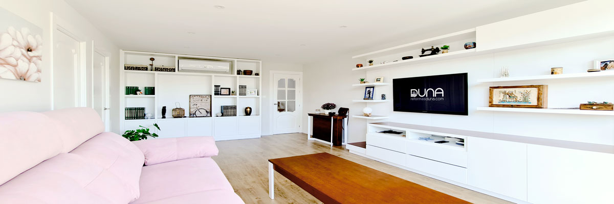 reforma almeria casa salon television moderno lujo estilo