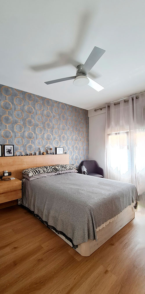 reforma almeria dormitorio cama cuarto habitacion moderno