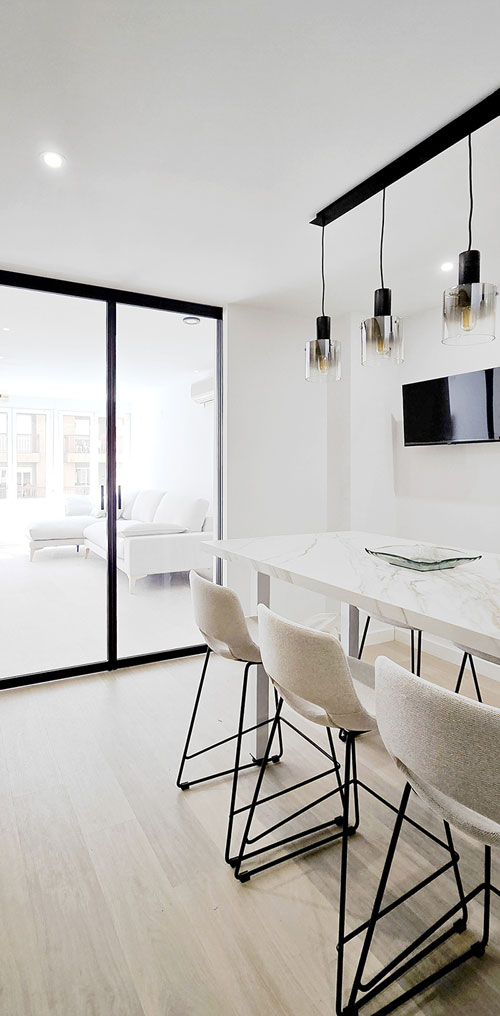 reforma almeria salon comedor moderno lujo estilo